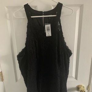 COPY - Brand new lacy black tank
